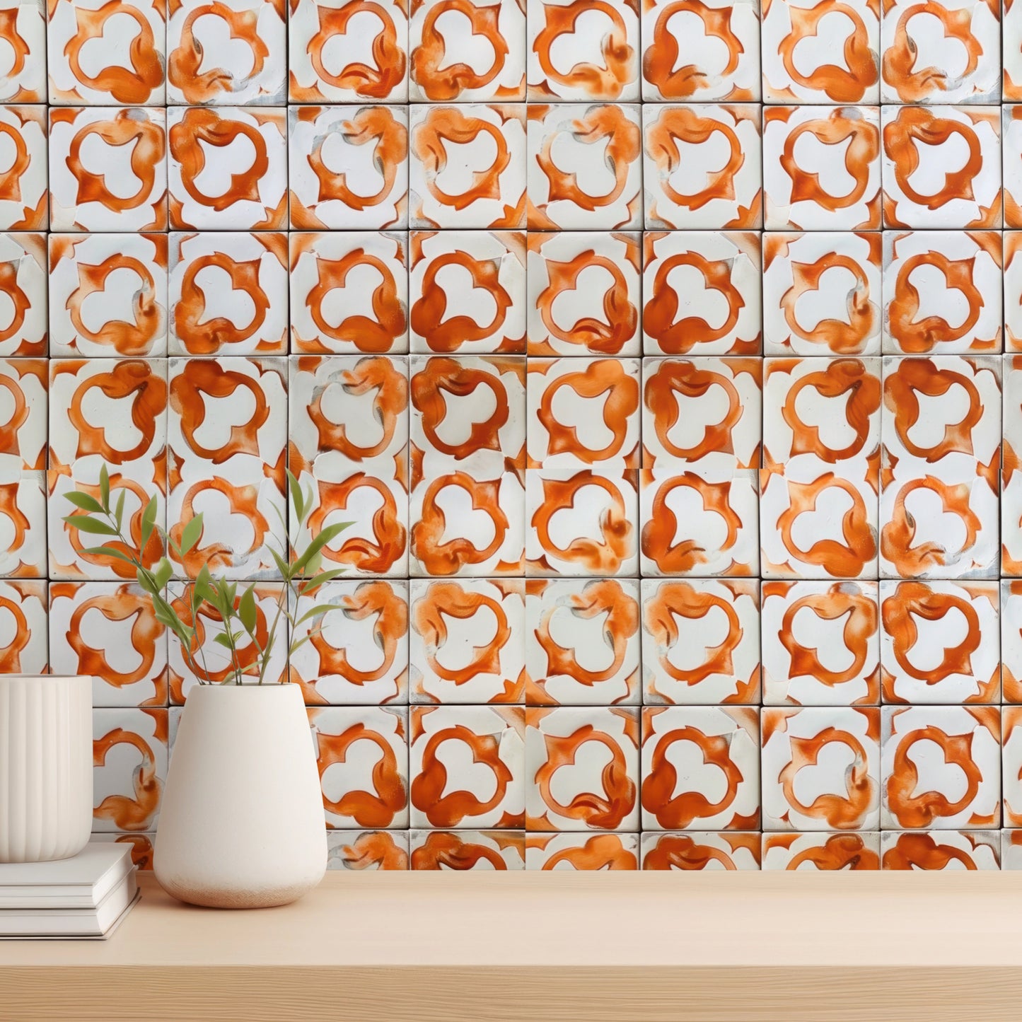 Panelled Wallpaper Amber Medina