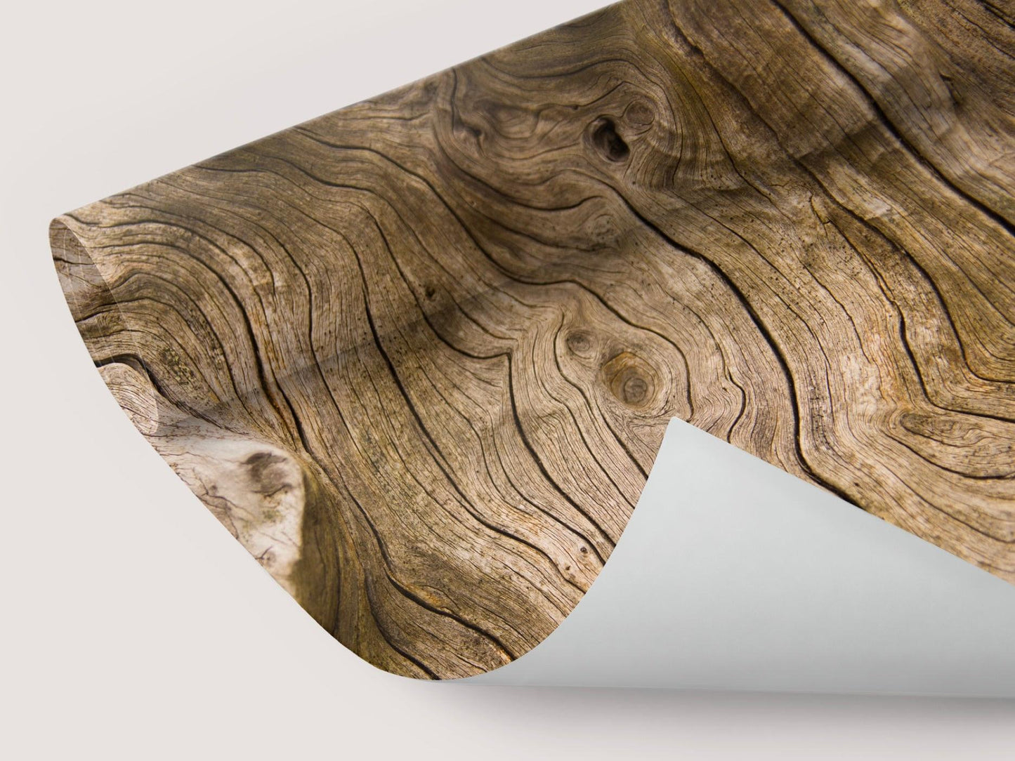 Wallpaper wooden flow