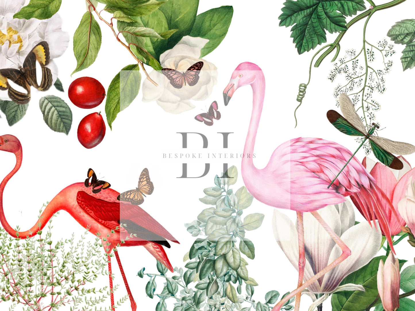 Wallpaper Flamingo Paradise-Sky
