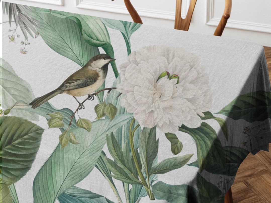 Table Cloth Birds Haven