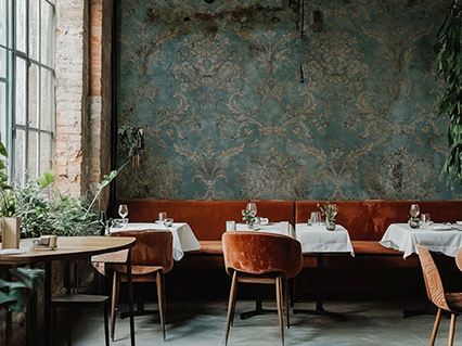 Wallpaper Regal Damask