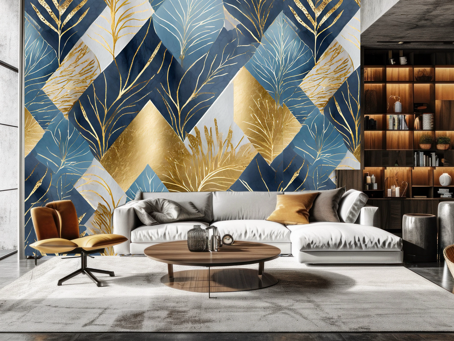 Wallpaper Golden Palm