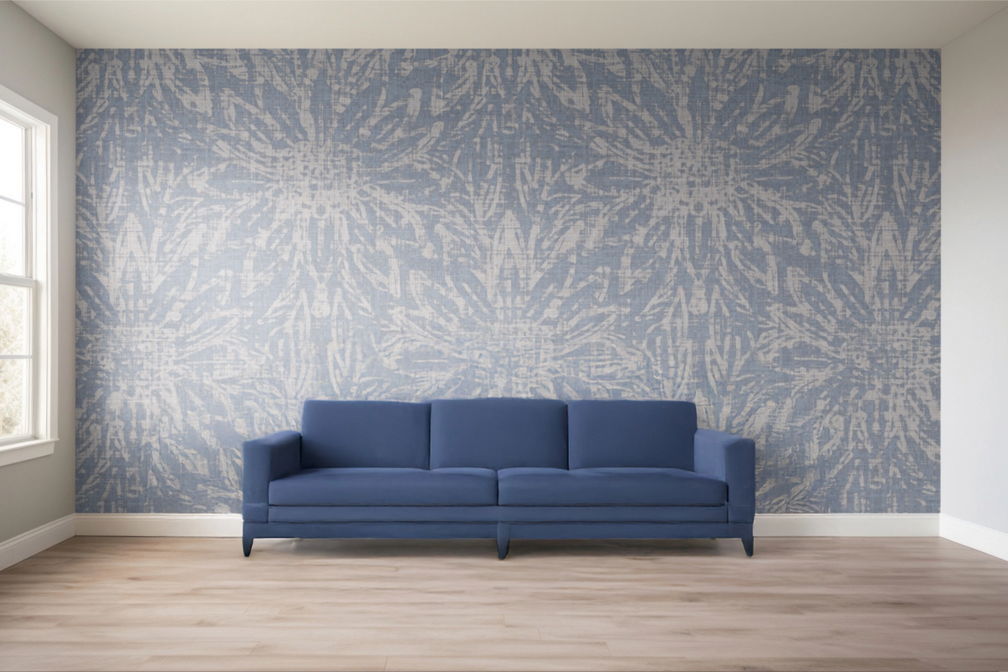Panelled wallpaper french farmhouse floral
