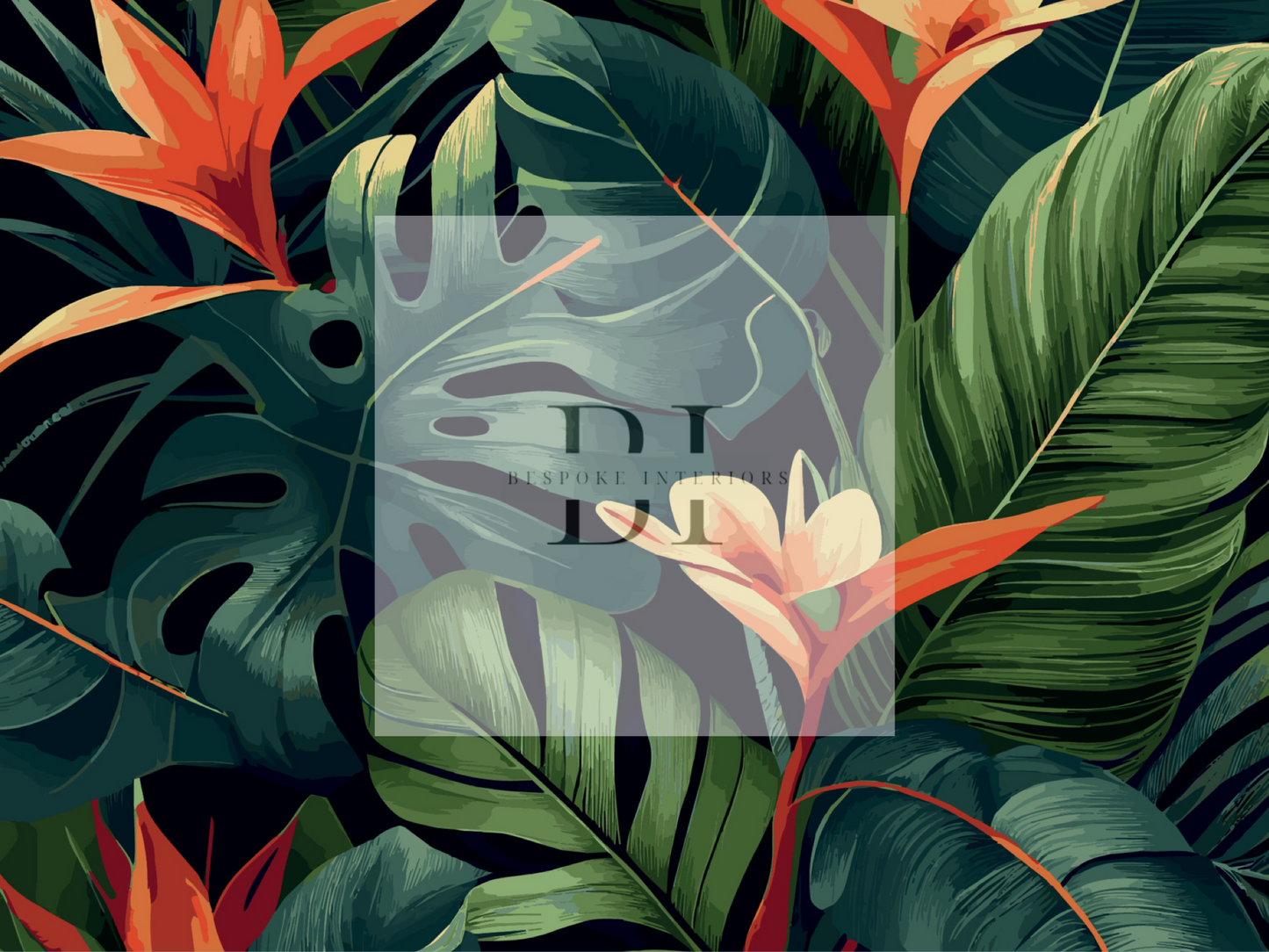 Wallpaper Tropical Strelitzia
