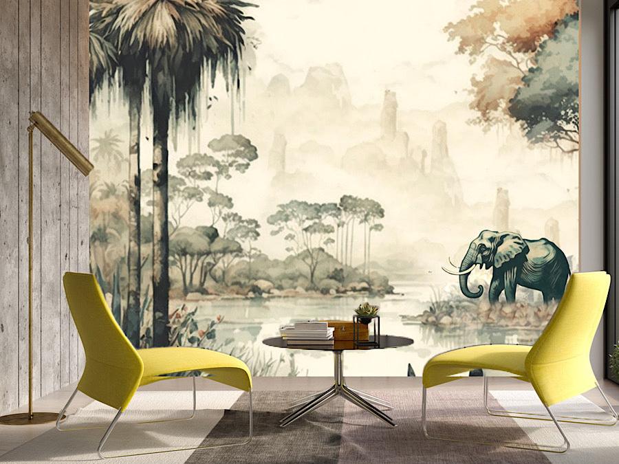 Wallpaper Elephant’s Sanctuary