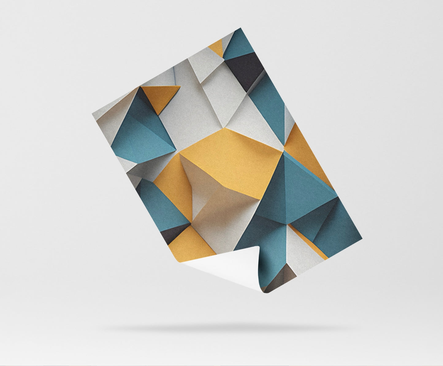 Wallpaper 3D Bright geometric cluster