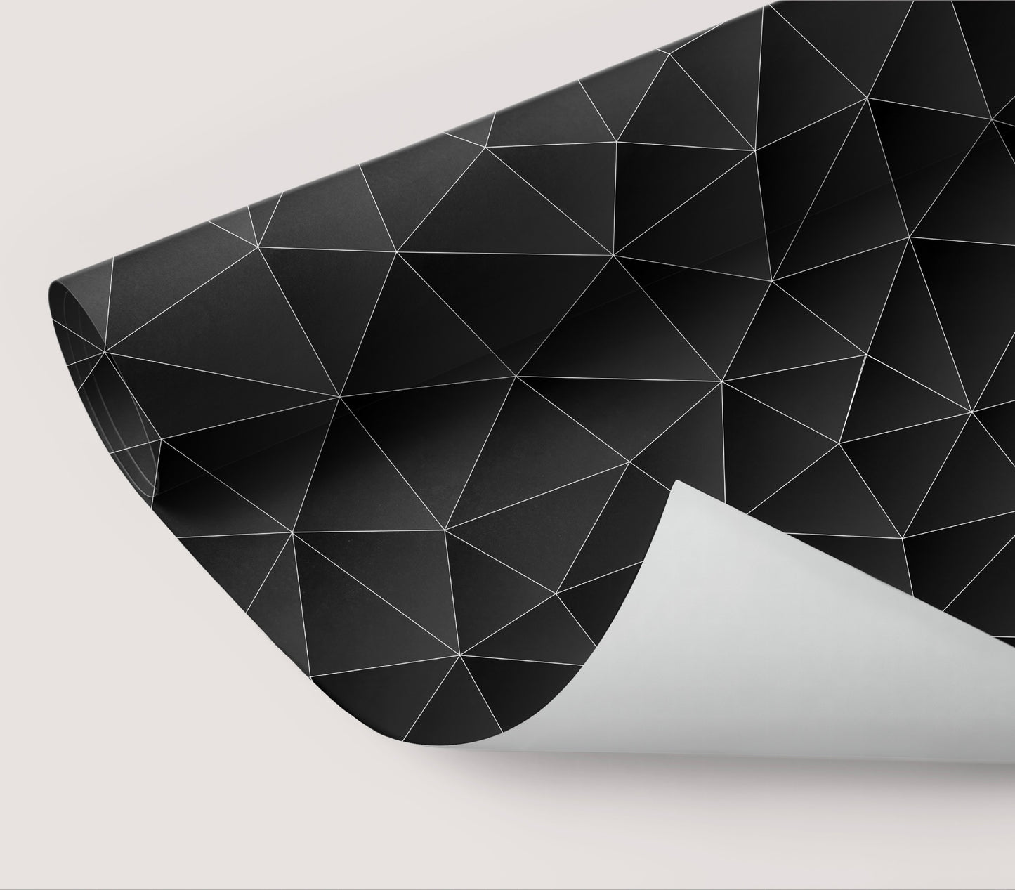 Wallpaper 3D Black Triangle