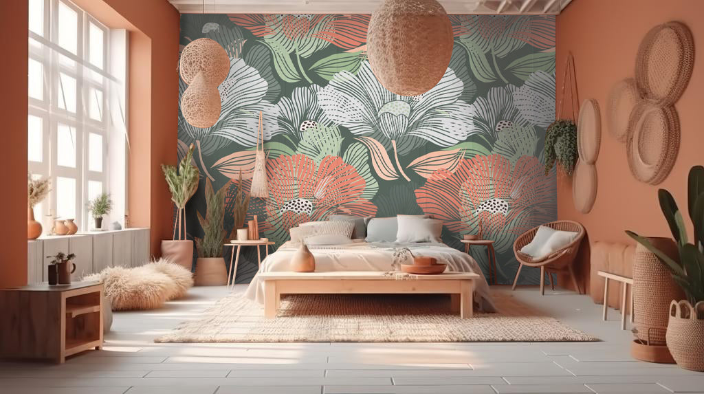 Wallpaper Passionate Floral