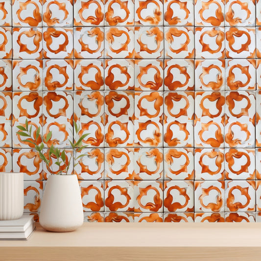 Panelled Wallpaper Amber Medina