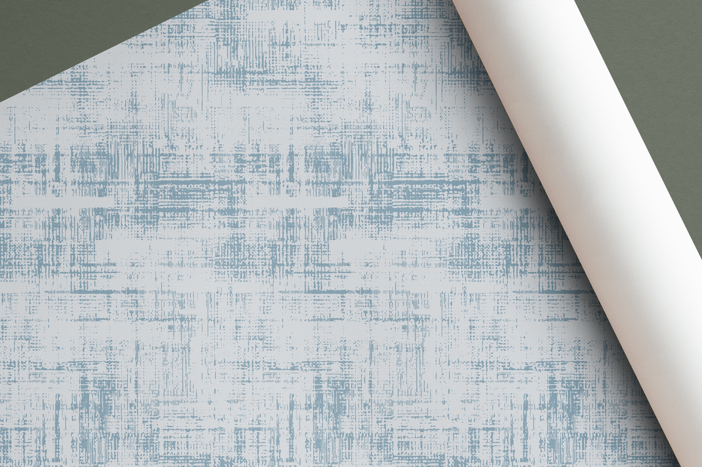 Panelled Wallpaper Blue Tapistry