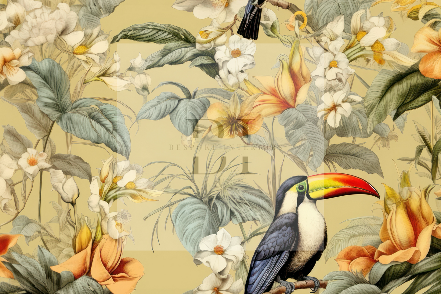 Wallpaper Botanical Allura Toucan