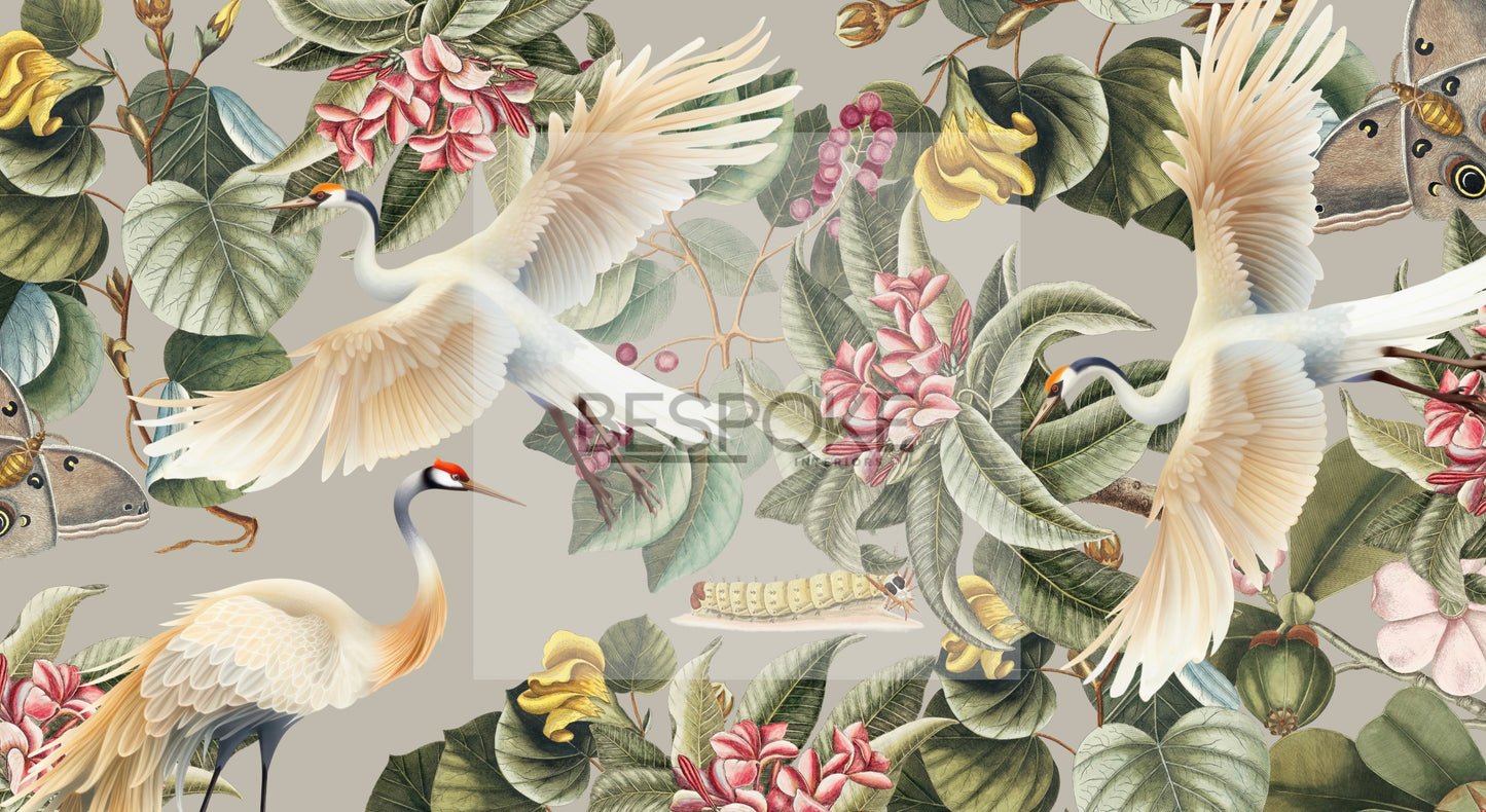 Wallpaper Feasting Birds