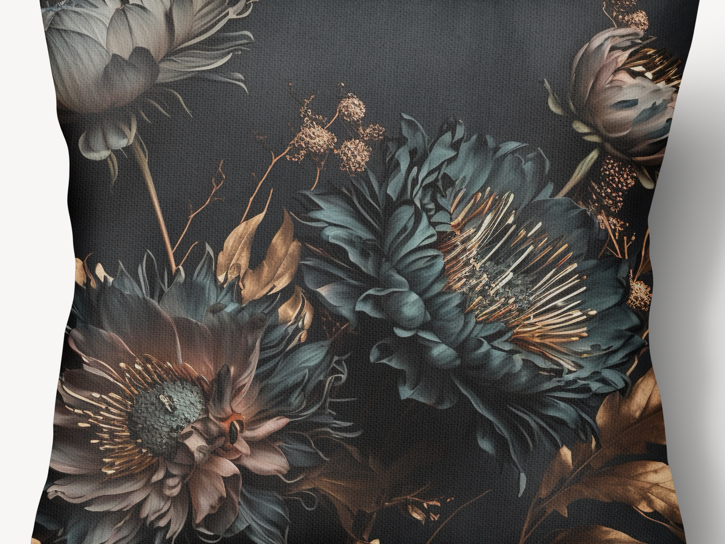 Scatter Cushion Golden Fine Floral
