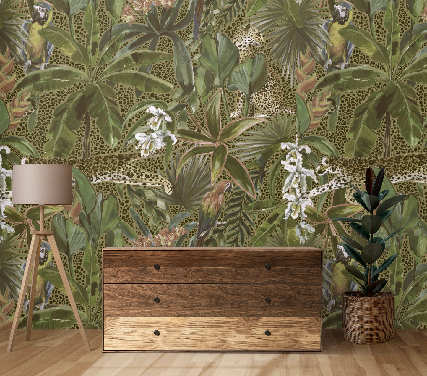 Panelled Wallpaper hide out