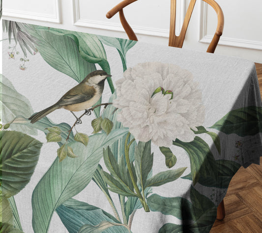 Table Cloth Birds Haven