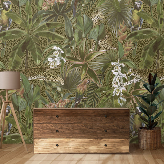 Panelled Wallpaper hide out