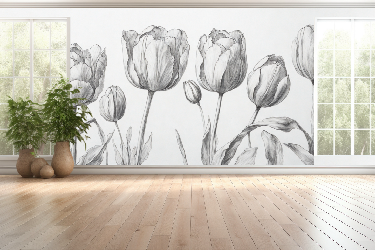 Wallpaper Tulips