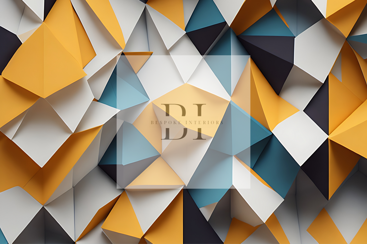 Wallpaper 3D Bright geometric cluster