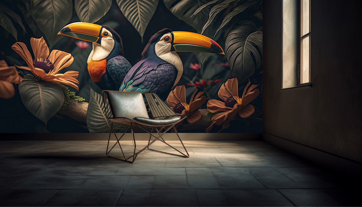 Wallpaper Tropical Birds