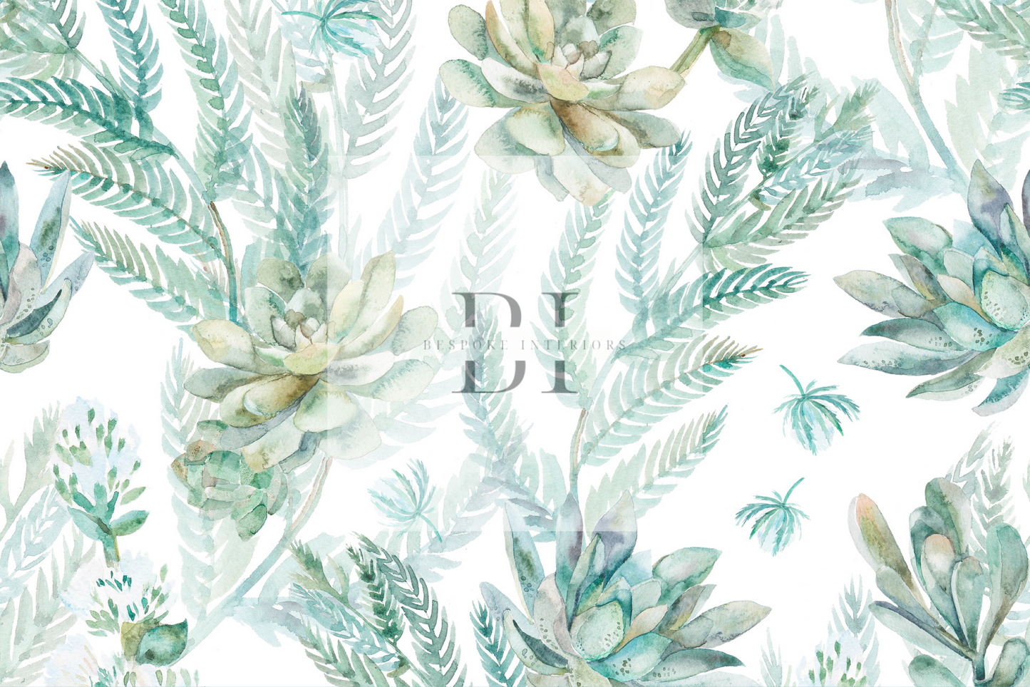 Wallpaper Mint Floral