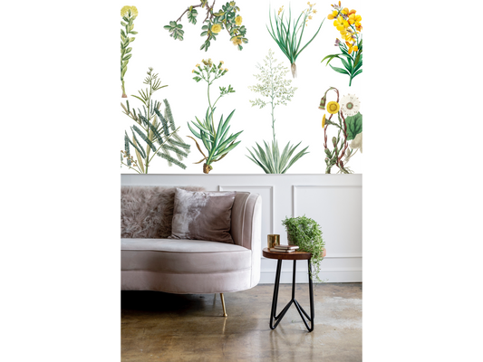 Wallpaper Yellow Floral