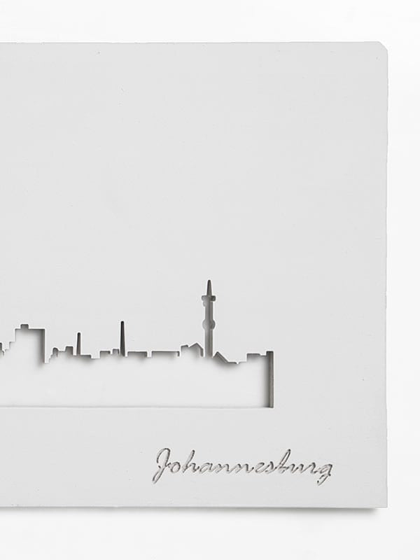 White Johannesburg Skyline