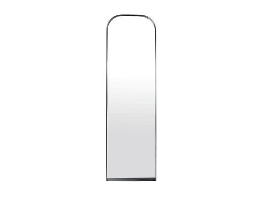 Ledro Floor Mirror in Matt Black