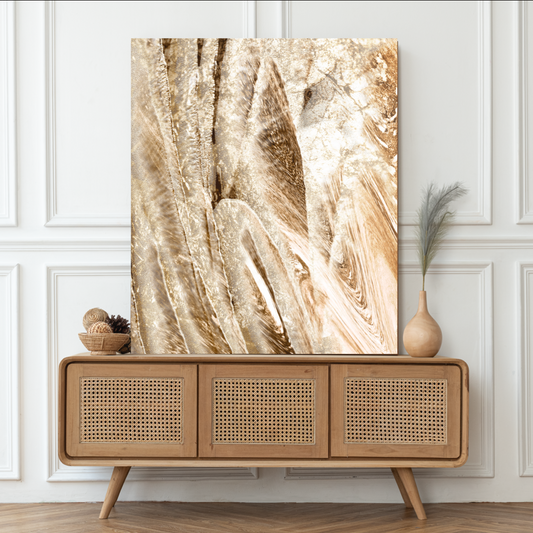 Art Print Wheat Impasto